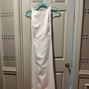 Vera Wang Ivory Satin Dress